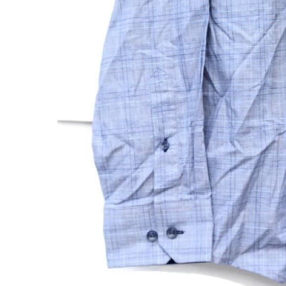 Tasso Elba Dress Shirt Long Sleeve Checkered - Picture 5 of 6